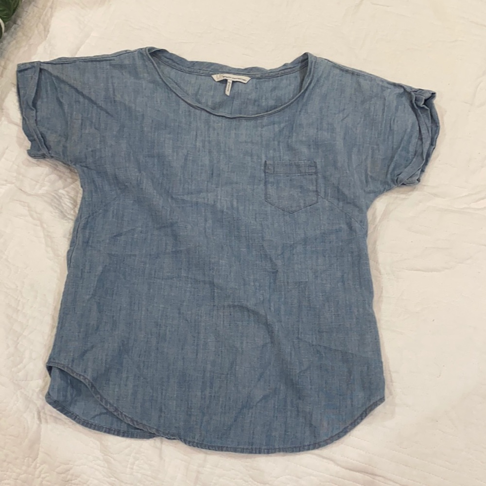 Baby blue blouse